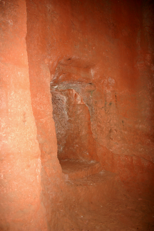 doorway in west wall of church